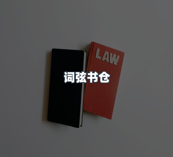 关于词弦书仓